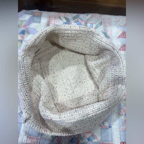 Handmade Knit Oversized Tote Bag Sturdy and Well Made! Market Shopping Bag - Picture 6 of 12